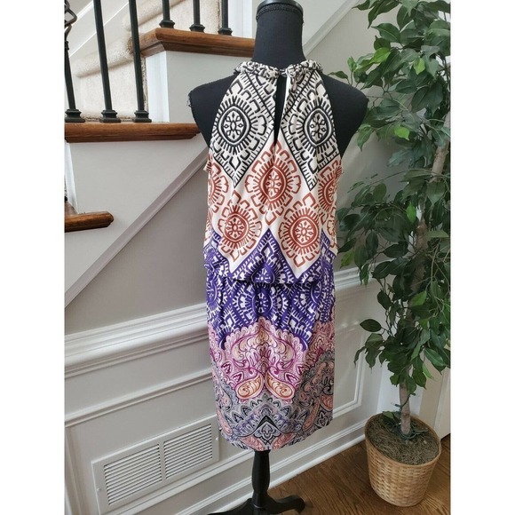 Dressbarn Women Floral Sleeveless KneeLength Dress - Picture 7 of 12